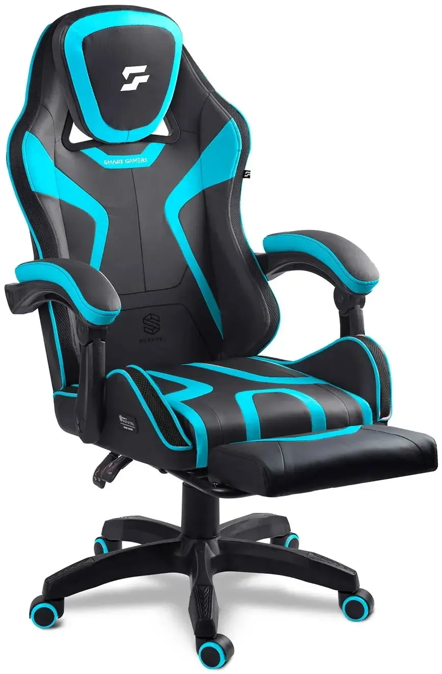 Fotoliu gming Sofotel Specter 242902 (Black/Light Blue) - 5