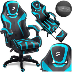 Fotoliu gming Sofotel Specter 242902 (Black/Light Blue) Thumb