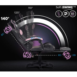 Игровое кресло Sofotel Specter 242903 (Black/Pink) Thumb