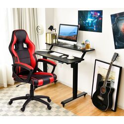 Fotoliu gaming Sofotel Surmo (Black/Red)