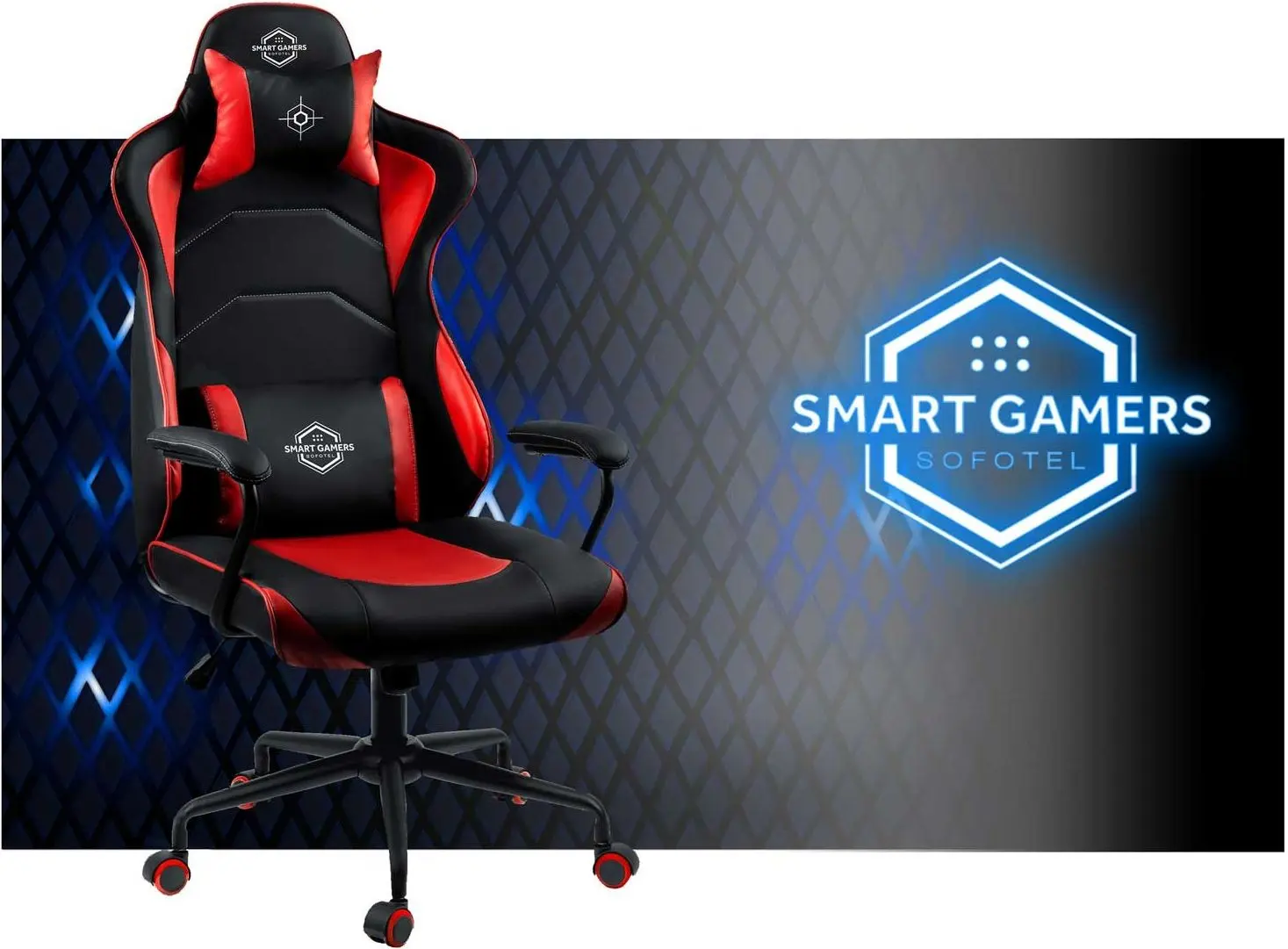 Кресло геймерское Sofotel Katarina (Black/Red)