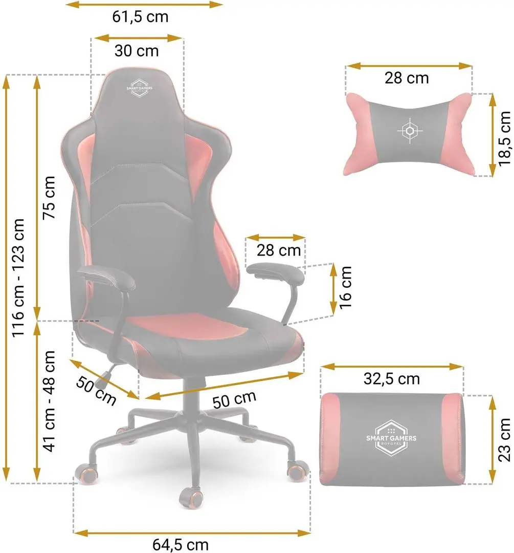 Кресло геймерское Sofotel Katarina (Black/Red)