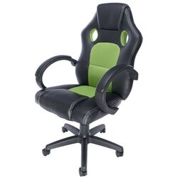 Кресло геймерское Spacer Spch-Champ-Grn (Black/Green) Thumb