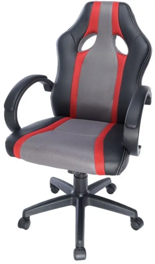 Кресло геймерское Spacer Spch-Elite-Red (Black/Gray) - 2