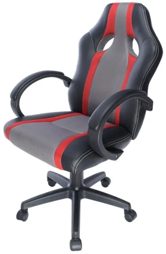 Кресло геймерское Spacer Spch-Elite-Red (Black/Gray) - 3