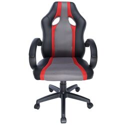 Кресло геймерское Spacer Spch-Elite-Red (Black/Gray)