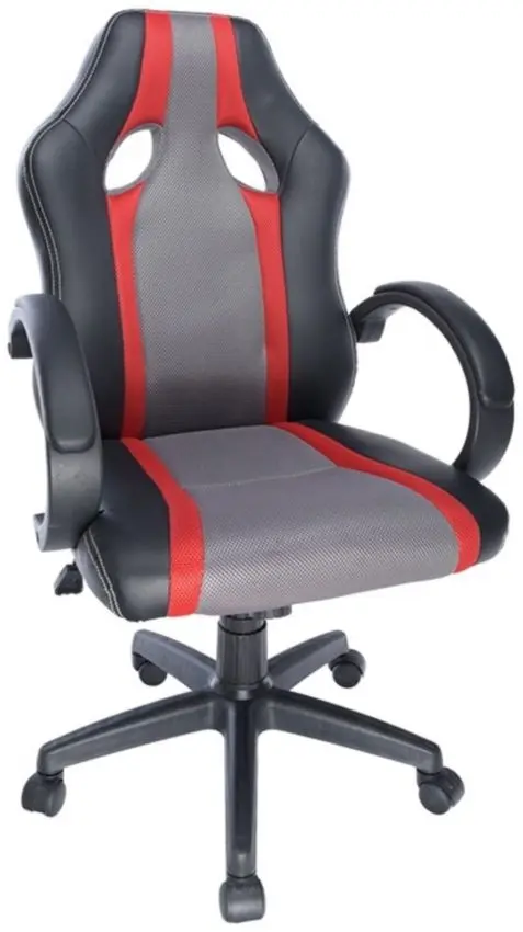 Кресло геймерское Spacer Spch-Elite-Red (Black/Gray) - 4