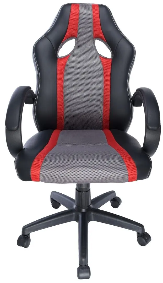 Кресло геймерское Spacer Spch-Elite-Red (Black/Gray)