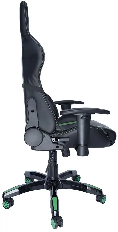 Кресло геймерское Spacer Spch-Trinity-Grn (Black/Green)