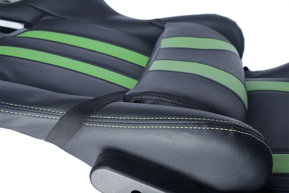 Кресло геймерское Spacer Spch-Trinity-Grn (Black/Green)