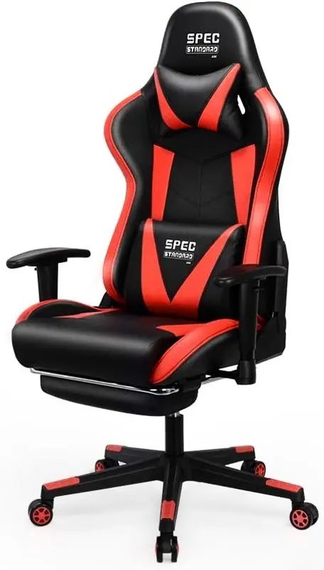 Игровое кресло SpecStandard ADC BGY-04EU (Black/Red)