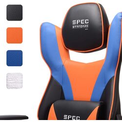 Игровое кресло SpecStandard ‎MVP BGY-10EU (Black/Orange/Blue) Thumb