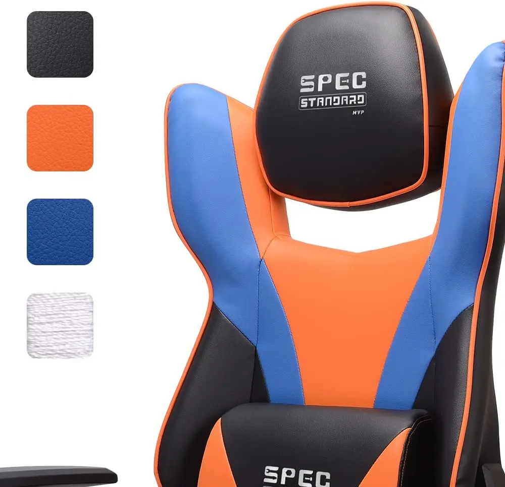 Игровое кресло SpecStandard ‎MVP BGY-10EU (Black/Orange/Blue)