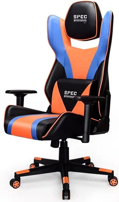 Игровое кресло SpecStandard ‎MVP BGY-10EU (Black/Orange/Blue)