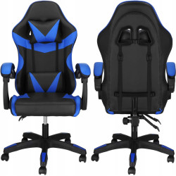 Игровое кресло Springos HF0019 (Black/Blue) Thumb