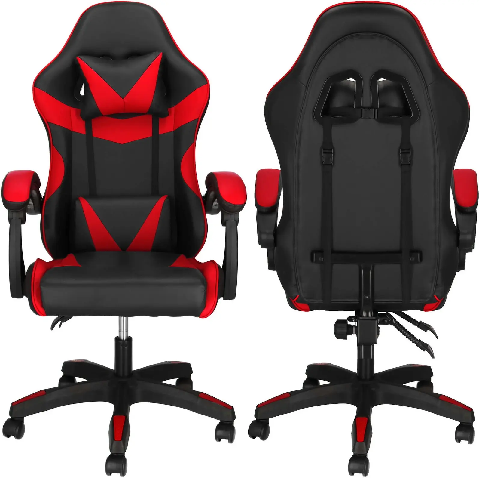 Игровое кресло Springos HF0020 (Black/Red) - 4