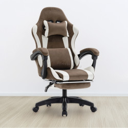 Fotoliu gaming Tempo Kondela Hospo (Brown/White)