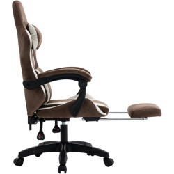 Игровое кресло Tempo Kondela Hospo (Brown/White) Thumb