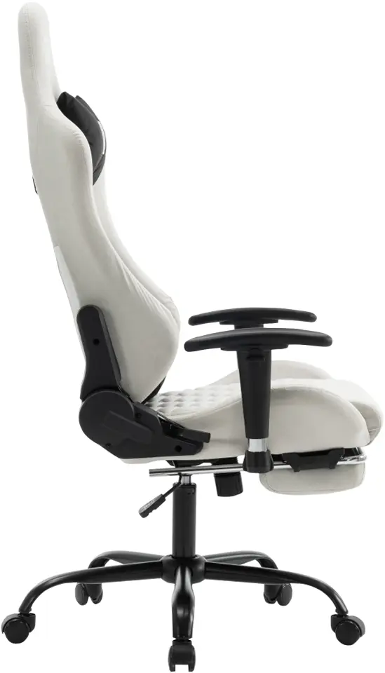 Fotoliu gaming Tempo Kondela Papibas (White/Black)