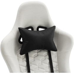 Fotoliu gaming Tempo Kondela Papibas (White/Black) Thumb