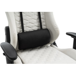 Fotoliu gaming Tempo Kondela Papibas (White/Black) Thumb