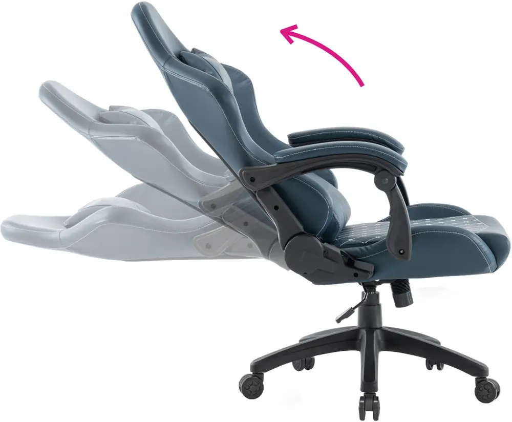 Fotoliu gaming Tempo Kondela Samie (Blue/Black)