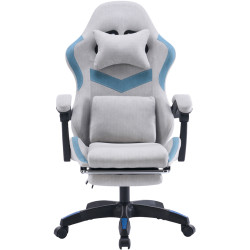 Fotoliu gaming Tempo Kondela Zodia (Gray/Blue) Thumb