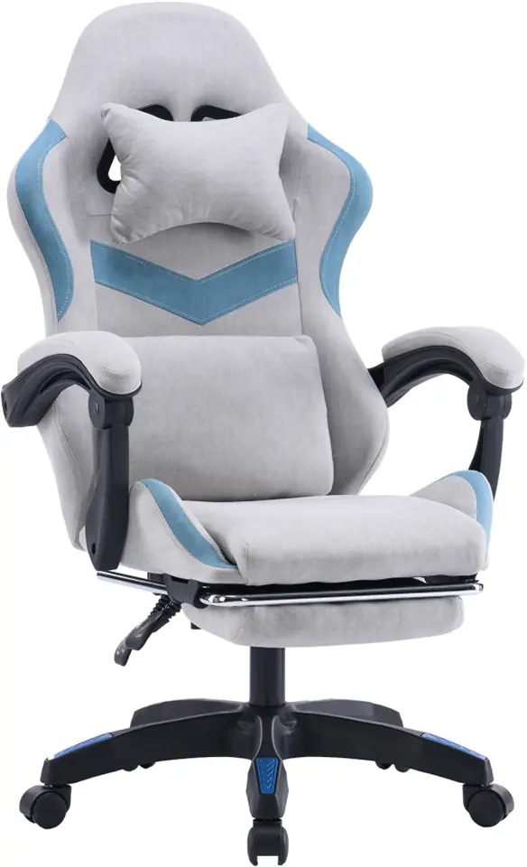 Fotoliu gaming Tempo Kondela Zodia (Gray/Blue)