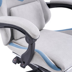 Fotoliu gaming Tempo Kondela Zodia (Gray/Blue) Thumb
