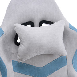 Fotoliu gaming Tempo Kondela Zodia (Gray/Blue) Thumb