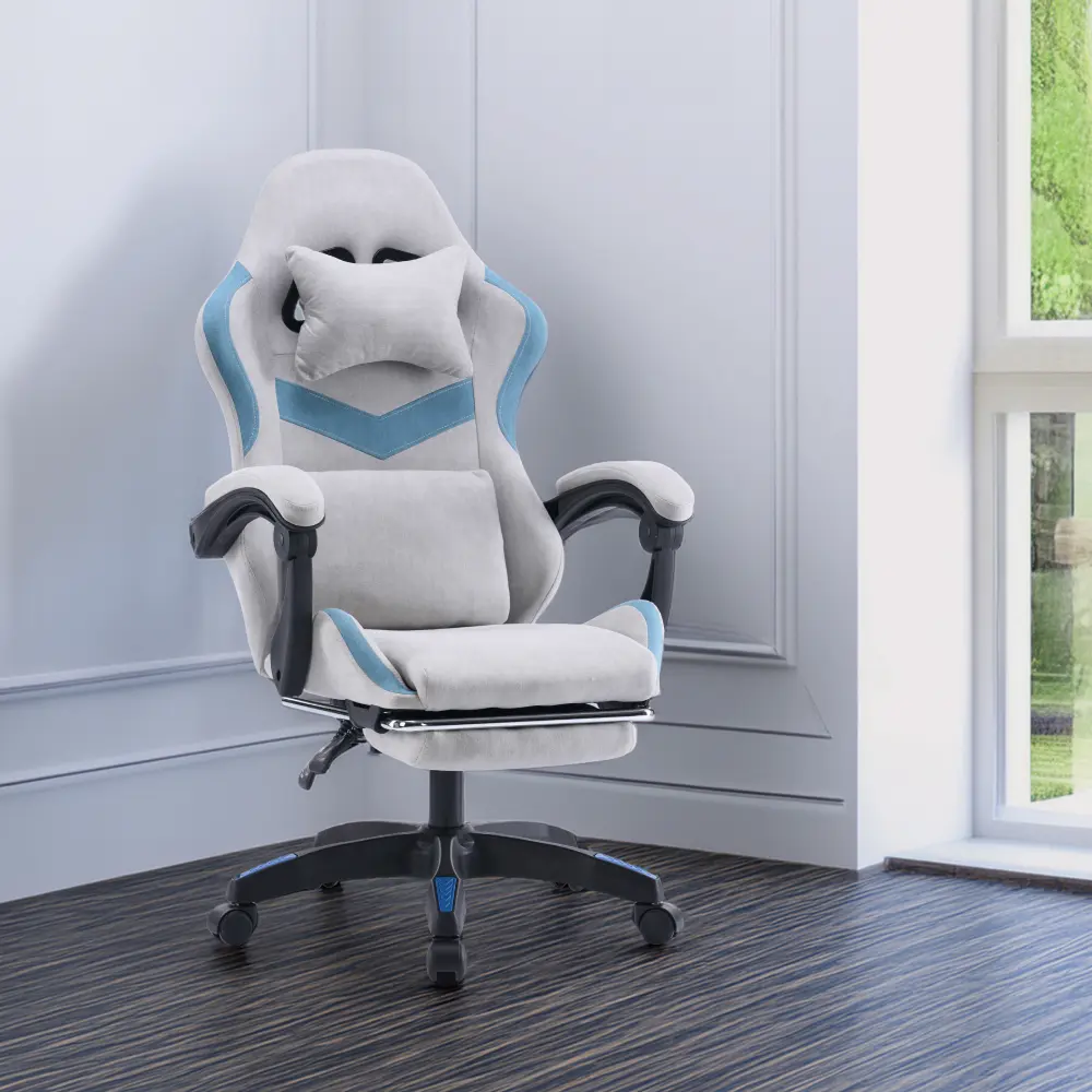 Fotoliu gaming Tempo Kondela Zodia (Gray/Blue)