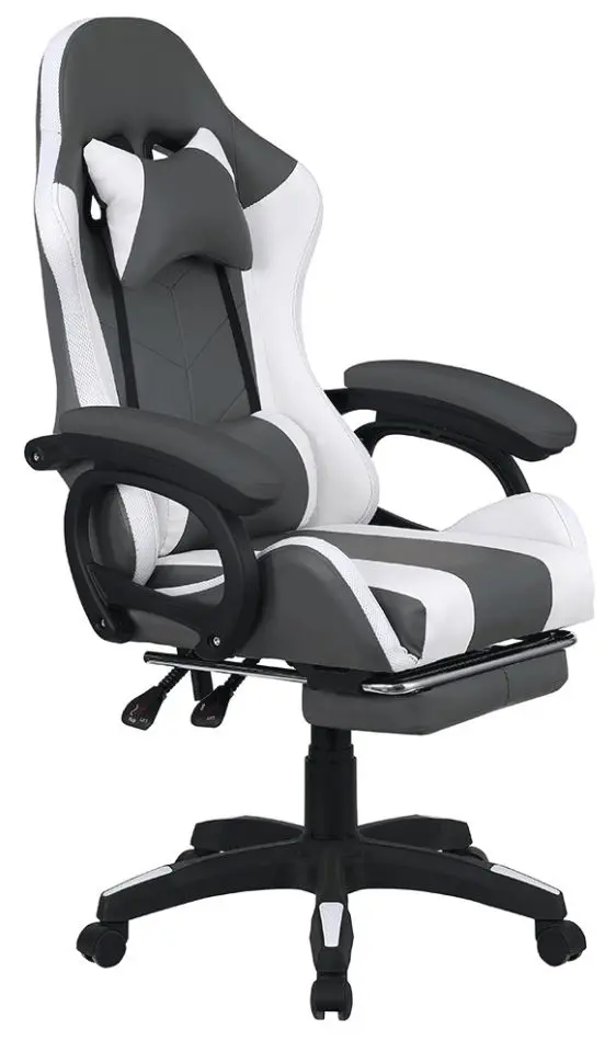 Fotoliu gaming Tempo Kondela Jovela (Black/White)