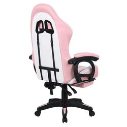 Fotoliu gaming Tempo Kondela Jovela (Pink/White) Thumb