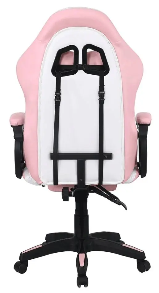 Fotoliu gaming Tempo Kondela Jovela (Pink/White)