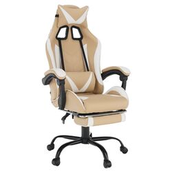 Fotoliu gaming Tempo Kondela Ozge 2 New (White/Beige)
