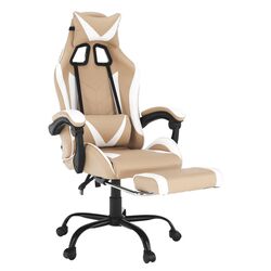 Кресло геймерское Tempo Kondela Ozge 2 New (White/Beige) Thumb