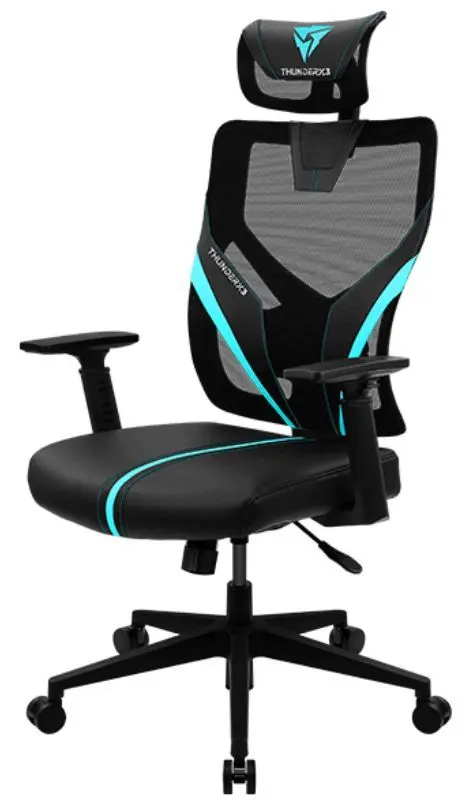 Fotoliu gaiming ThunderX3 Yama1 (Black/Cyan)