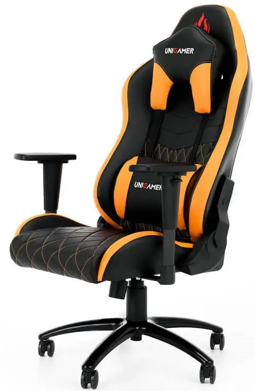 Кресло геймерское UniGamer 0007R9TG (Black/Orange)
