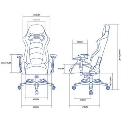 Кресло геймерское UniGamer 0009ATG (Black/Red) Thumb