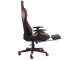 Fotoliu gaming VidaXL 20487 (Black/Red)