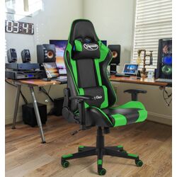 Fototliu gaming VidaXL 20493 (Black/Green)