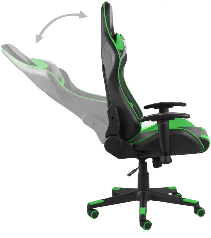 Fototliu gaming VidaXL 20493 (Black/Green)
