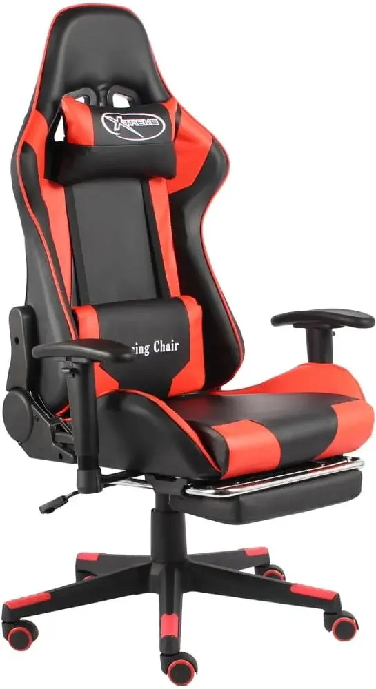 Fotoliu gaming VidaXL 20497 (Black/Red)