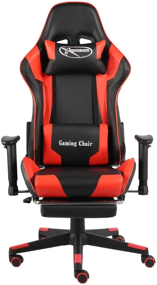 Fotoliu gaming VidaXL 20497 (Black/Red)