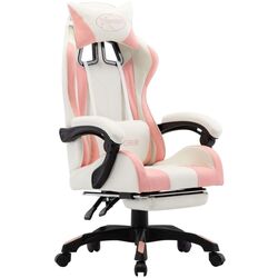 Игровое кресло VidaXL 287994 (White/Pink) Thumb