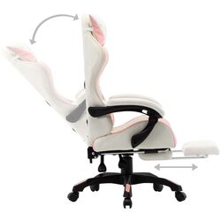 Игровое кресло VidaXL 287994 (White/Pink) Thumb