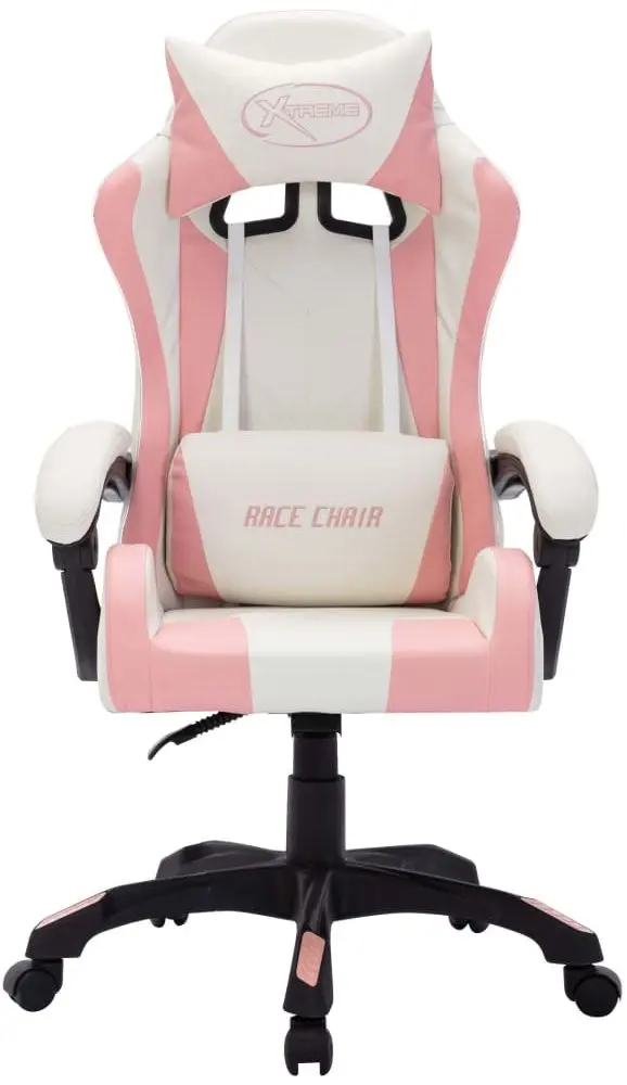 Игровое кресло VidaXL 288004 (White/Pink)