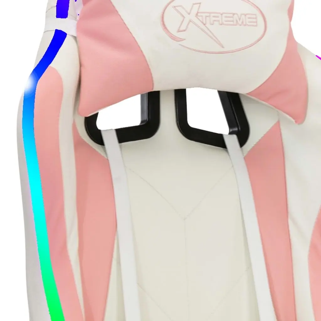 Игровое кресло VidaXL 288004 (White/Pink)