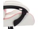 Fotoliu gaming VidaXL 288004 (White/Pink)