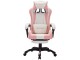 Fotoliu gaming VidaXL 288014 (White/Pink)